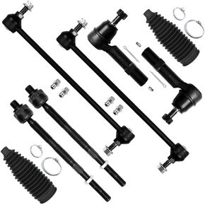 Scitoo 8PCS التعليق الأمامي مجموعة ROD INNER END INNER W/التوجيه FIT 2009-2017 لـ CHEVY TRAVERS