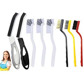 مجموعة فرشاة تنظيف 8pcs ، فرشاة الفجوة متعددة الأغراض للمطبخ ، الحمام ، والسيارة ، الجص ، مسارات النوافذ ، حوض الاستحمام ، مركبة ، حنفيات ، وعاء ، إبريق الشاي ، كوب ، أساسيات منزلية تنظيف أدوات تنظيف ، تنظيف الصلبة الصلبة