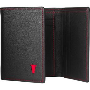 TORRO Leather Trifold Wallet – Premium Leather Trifold Slim Card Wallet for Men with 9 Card Slots and RFID Blocking