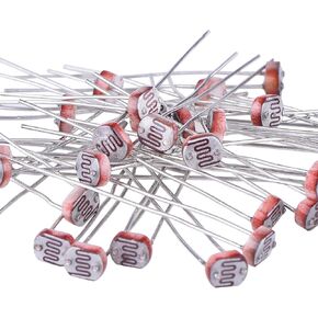 eBoot 30 Pieces Photoresistor Photo Light Sensitive Resistor Light Dependent Resistor 5 mm GM5539 5539 in Kuwait