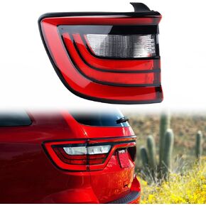 Right Passenger Side Outer Tail Light LED Rear Lamp Compatible for 2014-2023 Dodge Durango With Bulbs 68155948AC 68272126AA