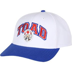 Super Mario Hat | Nintendo Mario Bros Snapback Hat | Video Game Hat Toad Embroidered Adjustable Hat for Men or Women