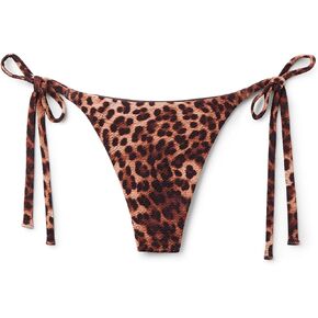 Woman's Thong Swimsuit Bottom Classic Animalier