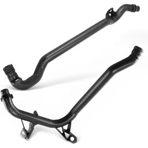 2 PCS محرك المبرد أنبوب 2000-2006 لـ BMW E36 E39 E46 E85 320i 323i 325i 328i 330i 525i 528i 530i Z3 Z4 استبدال: 11537502000،11531705210