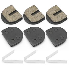 6 PCS مدورة منصات الفرامل الخلفية الأمامية مع استبدال المشابك الزنبركية ل Razor MX650 MX500 McGrath Dirt Bike Dirt Quad 500 RSF650 Kids Motocross Scooter YK2