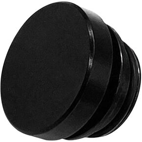 Car Cigarette Lighter Plug Cover, Waterproof & Dustproof Aluminum Auto Cigarette Lighter Socket Protective Cap, Fits Most Vehicles and Boats with Standard 12 Volt Power Source (Black)