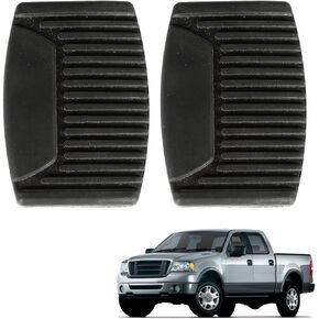 munirater Pair Brake Clutch Pedal Pads Replacement for 1975-2008 F-250 F-350 B7A-2457-A