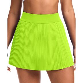 JoyGirl Women Tennis Skirts with Shorts Pleated Golf Skorts with Pockets High Waisted Athletic Casual Skirt