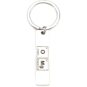OMG Funny Keychain, Chemistry Element Keychain, Fun Gift for Chemistry Lover, Humorous Gift for Men and Women