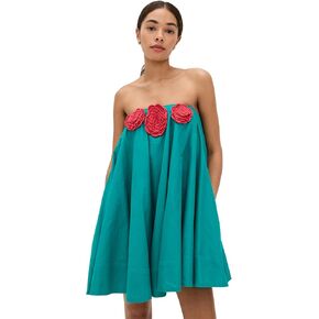 Women's Crochet Flower Tea Dress