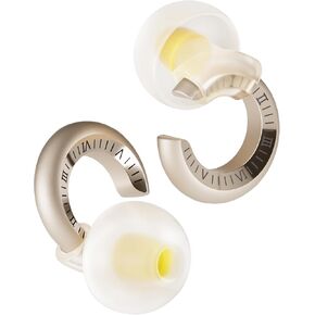 Ear Plugs Noise-Adjustable, Medical Grade Silicone Ear Plugs for Sleeping, 18dB to 28dB Adjustable Ear Plugs for Noise Cancelling, Stylish C-Shaped Earplugs for Concerts, Travel, Working
