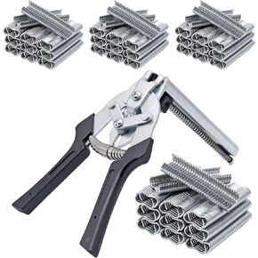 minyulua type m hog bain ring kit with 2400pcs m clips ، tools hand clamp clamp cage flier for speting fence ، progholstery stipty ، chicks anim