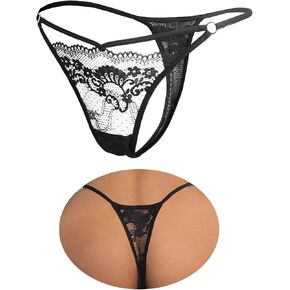 ohyeah Lace G-String Thongs for Women Sexy Cheeky Underwear Panties T-back Thong Soft Breathable Tanga Lingerie
