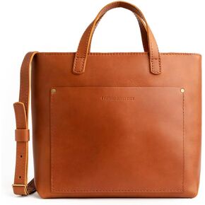 Portland Leather Goods Medium Crossbody Zipper Tote for Women – Handmade from the Finest Full-Grain Hides in Kuwait