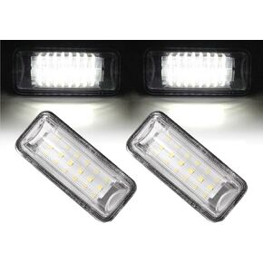 2 PCS خطأ مجاني Xenon White LED لوحة ترخيص ضوء متوافق مع 2008-2020 Impreza WRX Sti Brz Crosstrek Forester Legacy FRS GT-86 FT-86 Tag Lights 84912FG110