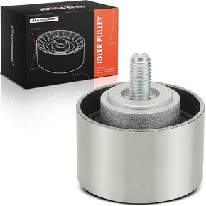 A-Premium Belt Idler Pulley Compatible with Jeep Wrangler 2003-2006, Liberty 2002-2005, TJ 2003 2005-2006 & Dodge Grand Caravan 1996-1997, Neon 2006-2005, Stratus & Chrysler Sebring, PT Cruiser, 2.4L