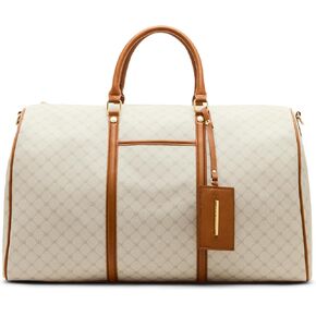 Steve Madden Women's Bppeedy Large Logo Weekender مع علامة الأمتعة