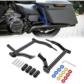 1997-2007 Saddlebag Guard Bar Bar Cvo Saddlebag Support Bracket Kit Harley Davidson Touring Street Glide Road Road King Ultra Limited Electra Glide