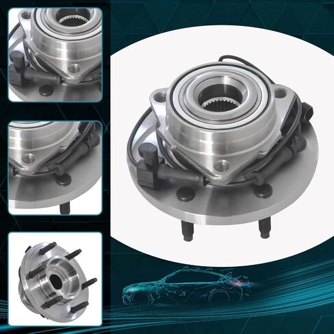 IRONTEK Front Wheel Hub Bearing Assembly Fit for 2006-2010 Hummer H3, 2009-2010 Hummer H3T w/ABS 515093 1PCS 5 LUGS in Saudi Arabia