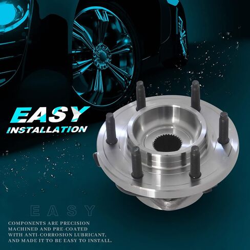 IRONTEK Front Wheel Hub Bearing Assembly Fit for 2006-2010 Hummer H3, 2009-2010 Hummer H3T w/ABS 515093 1PCS 5 LUGS in Saudi Arabia