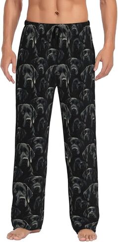 Mens Pajama Pants Men's Sleepwear Bottoms Lounge Pjs Pants with Pockets, S M L XL XXL in Kuwait