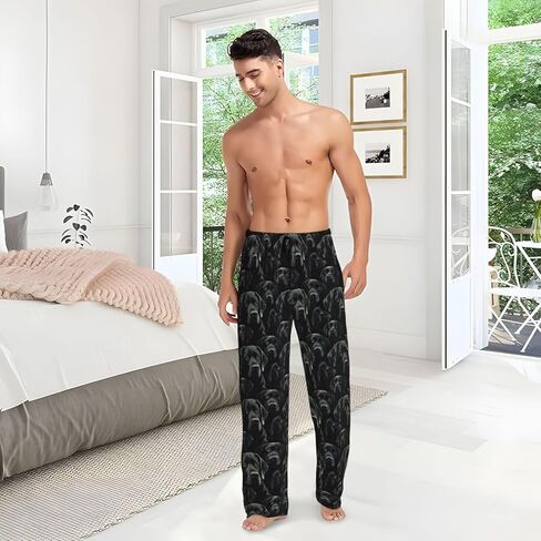 Mens Pajama Pants Men's Sleepwear Bottoms Lounge Pjs Pants with Pockets, S M L XL XXL in Kuwait