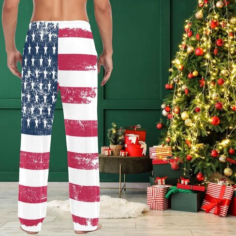 visesunny Stylish Floral Mens Pajama Pants 100% Cotton Soft Sleep & Lounge Pants PJ Bottoms with Pockets in Saudi Arabia