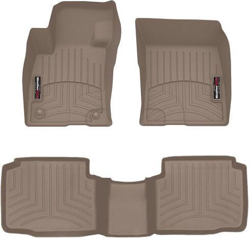 Weathertech مخصص Floirliners for Ford Escape - الصف الأول والثاني (4417171-4415872) ، أسود in Kuwait