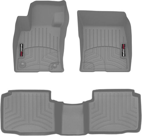 Weathertech مخصص Floirliners for Ford Escape - الصف الأول والثاني (4417171-4415872) ، أسود in Kuwait