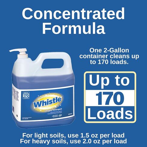 Diversey Whistle Laundry Detergent (he), Floral, 2 Gal Bottle, 2/carton in Saudi Arabia
