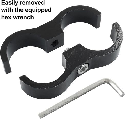 4 Pcs 10AN Hose Separator Clamp, AN10 Fuel line Mounting Clamps, Black Aluminum Hose Fitting Adapter in Saudi Arabia