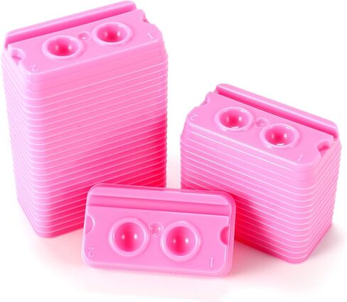 200 قطعة من آبار خلط الأسنان للاستعمال مرة واحدة، صواني خلط بيضاء 2 بئر، بئر خلط بلاستيكي بفتحتين (2 بئر، أبيض، 200) in Kuwait