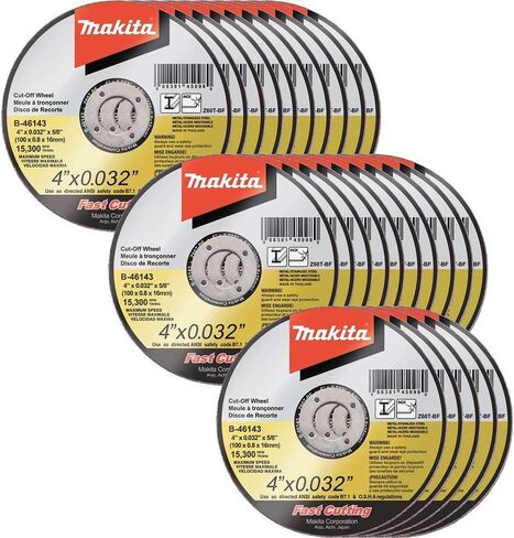 ماكيتا عجلة قطع رفيعة للغاية B-46143 مقاس 4 انش × 0.32 انش × 5/8 انش، من الستانلس ستيل in Kuwait