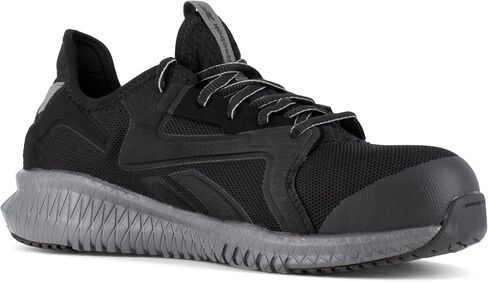 Reebok Work Men RB4064 Flexagon 3.0 Safety Athletic Work Composite Toe حذاء أسود ورمادي ، 6.5 in Saudi Arabia
