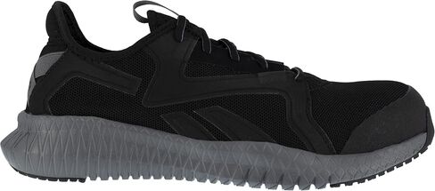 Reebok Work Men RB4064 Flexagon 3.0 Safety Athletic Work Composite Toe حذاء أسود ورمادي ، 6.5 in Saudi Arabia