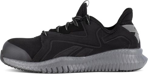 Reebok Work Men RB4064 Flexagon 3.0 Safety Athletic Work Composite Toe حذاء أسود ورمادي ، 6.5 in Saudi Arabia