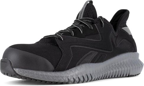 Reebok Work Men RB4064 Flexagon 3.0 Safety Athletic Work Composite Toe حذاء أسود ورمادي ، 6.5 in Saudi Arabia