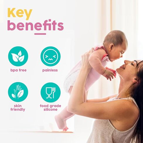 Smart Mommy Manual Breast Pump and Milk Collector - Innovative Design, Hand Pump Breast Pump, Silicone, BPA Free, 150 ml Collector in Kuwait