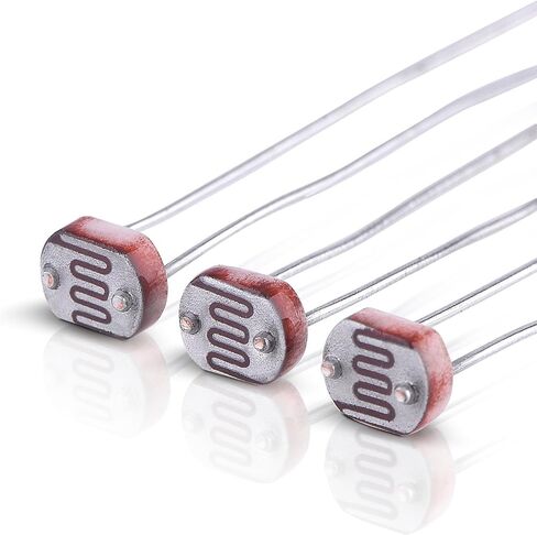 eBoot 30 Pieces Photoresistor Photo Light Sensitive Resistor Light Dependent Resistor 5 mm GM5539 5539 in Kuwait