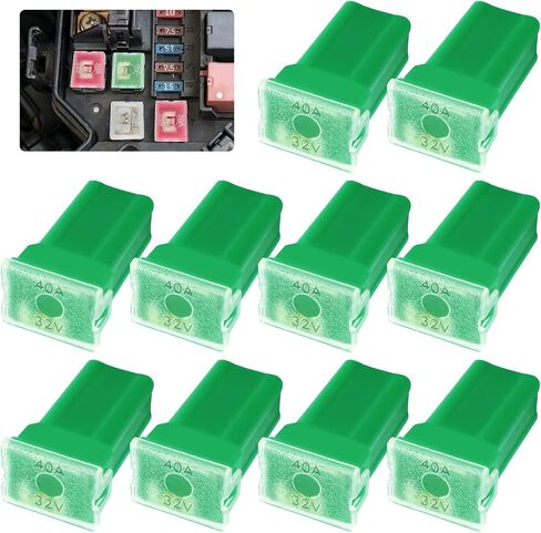 10pcs Car Jcase Fuse Kit ، ملف تعريف قياسي للسيارة مجموعة متنزهات تجنب الدوائر القصيرة ، Blow Slow Blow 30 amp ، ملحقات السيارات للسيارات والشاحنات وسيارات الدفع الرباعي (30A) in Saudi Arabia