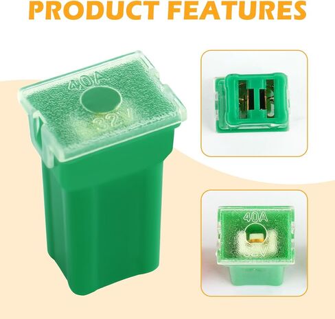 10pcs Car Jcase Fuse Kit ، ملف تعريف قياسي للسيارة مجموعة متنزهات تجنب الدوائر القصيرة ، Blow Slow Blow 30 amp ، ملحقات السيارات للسيارات والشاحنات وسيارات الدفع الرباعي (30A) in Saudi Arabia
