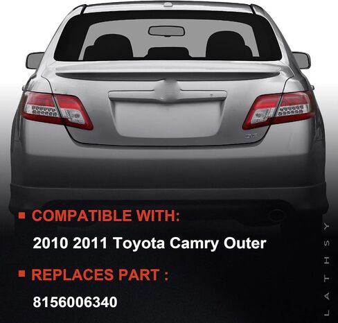 Tail Light Compatible With 2010 2011 Toyota Camry Outer Left Driver Side Replace:8156006340 in Kuwait