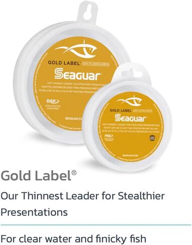 Seaguar Gold Label 100% Fluorocarbon Fishing Line, 50lb Break Strength, 50yds, Clear - 50GL50 in Saudi Arabia