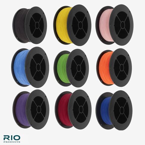 Rio Fly Fishing Braided Loops Lines 7-12 4 Pack Fly Tying Equipment, Orange, Large in Saudi Arabia