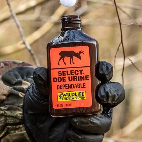 Wildlife Research 410 Select Doe Urine Whitetail Deer Attractor (1-Fluid Ounce), Amber in Saudi Arabia