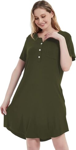 O2 Baby Women Women Sleepwear أقصى الأكمام بيجاماس ، فستان ثوب نوم ، ثوب الأمومة للنساء in Kuwait