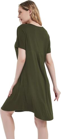 O2 Baby Women Women Sleepwear أقصى الأكمام بيجاماس ، فستان ثوب نوم ، ثوب الأمومة للنساء in Kuwait
