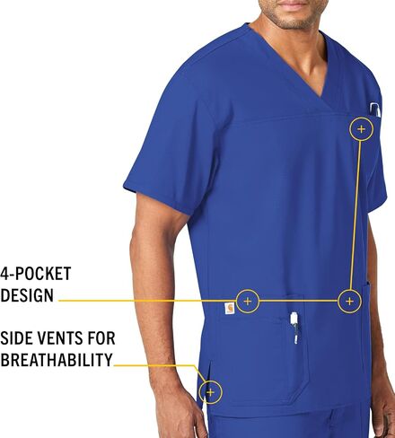 Carhartt Men's Ripstop Multi-Pocket Scrub Top in Saudi Arabia
