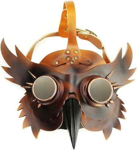 1pc Bird Beak Mask for Halloween Steampunk Costume Accessory Pu for Masquerade Rave Parties Clubs Events Unique Party Look in Saudi Arabia