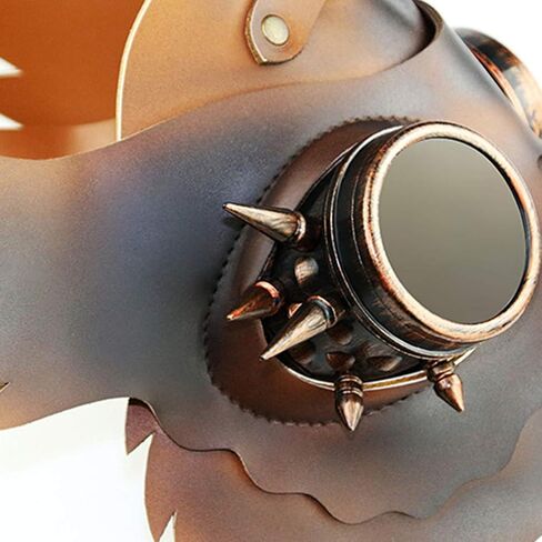 1pc Bird Beak Mask for Halloween Steampunk Costume Accessory Pu for Masquerade Rave Parties Clubs Events Unique Party Look in Saudi Arabia